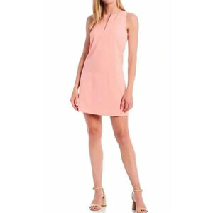 Antonio Melani Lucy Crepe Shift Dress Flamingo Size 0 NWT